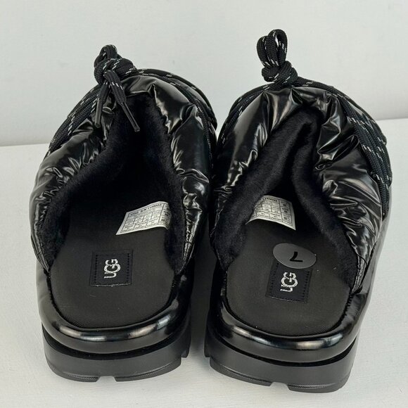 Women 7 - UGG HI Shine Spaceslider Slide Black Sandal - Picture 6 of 8